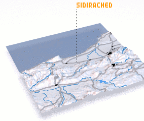 3d view of Sidi Rached