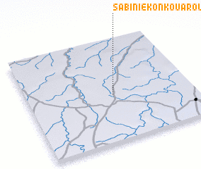 3d view of Sabiniékonkouarou