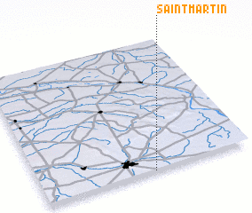 3d view of Saint-Martin