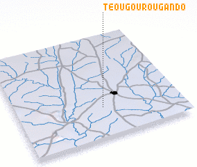 3d view of Téougourou Gando