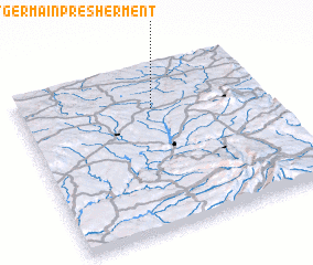 3d view of Saint-Germain-près-Herment