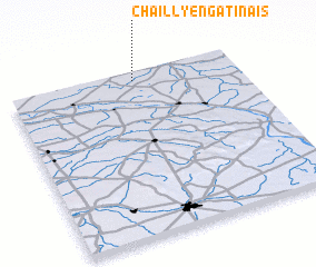 3d view of Chailly-en-Gâtinais