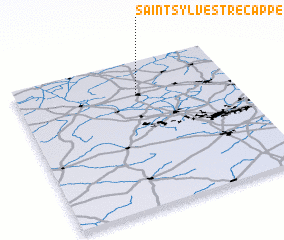 3d view of Saint-Sylvestre-Cappel