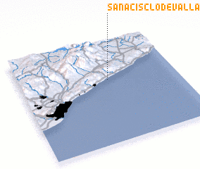 3d view of San Acisclo de Vallalta