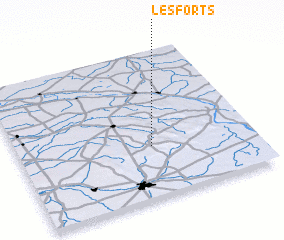 3d view of Les Forts