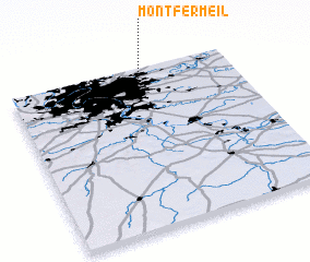 3d view of Montfermeil