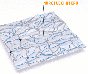 3d view of Muret-le-Château