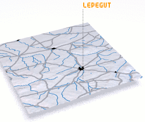 3d view of Le Pégut