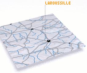 3d view of La Roussille