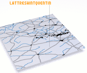 3d view of Lattre-Saint-Quentin