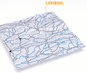 3d view of Le Piboul