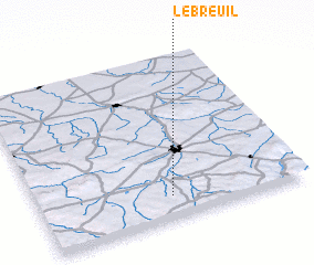 3d view of Le Breuil