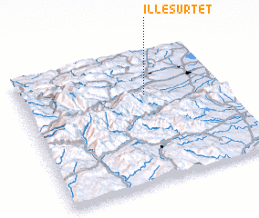 3d view of Ille-sur-Têt