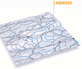 3d view of Lagrasse