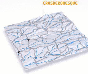 3d view of Cros-de-Ronesque