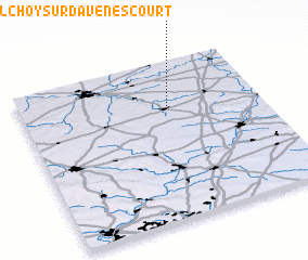 3d view of Saulchoy-sur-Davenescourt