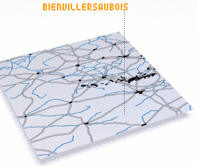 3d view of Bienvillers-au-Bois