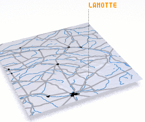 3d view of La Motte