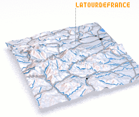 3d view of Latour-de-France