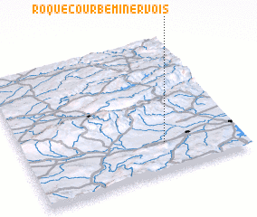 3d view of Roquecourbe-Minervois