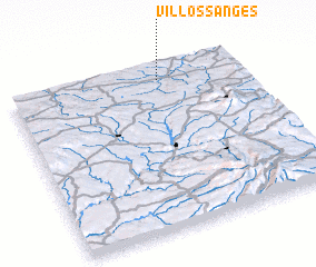 3d view of Villossanges