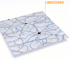 3d view of La Bussière