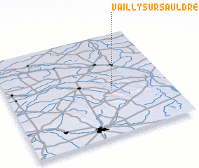 3d view of Vailly-sur-Sauldre