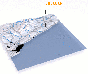 3d view of Calella