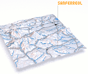 3d view of San Ferreol