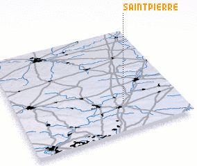 3d view of Saint-Pierre