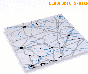 3d view of Beaufort-en-Santerre