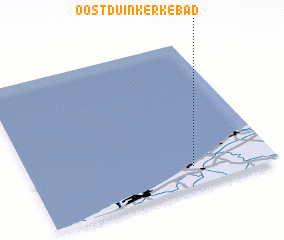 3d view of Oostduinkerke-Bad