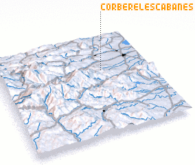 3d view of Corbère-les-Cabanes