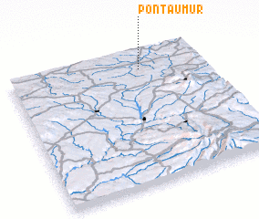 3d view of Pontaumur