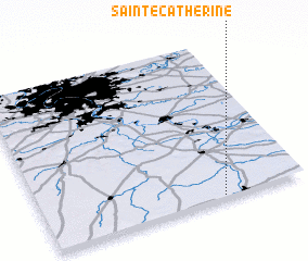 3d view of Sainte-Catherine