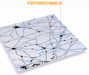 3d view of Fontaine-Chaâlis