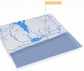 3d view of Bozoumé