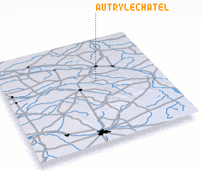 3d view of Autry-le-Châtel
