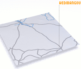 3d view of Wédi Bangou