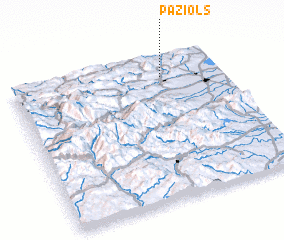 3d view of Paziols