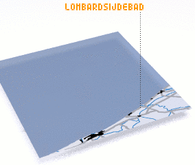 3d view of Lombardsijde-Bad