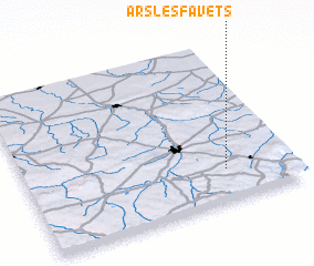 3d view of Ars-les-Favets