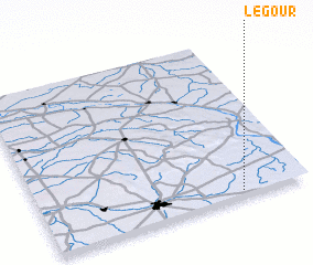 3d view of Le Gour