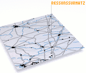 3d view of Ressons-sur-Matz