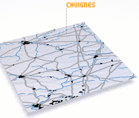 3d view of Chuignes