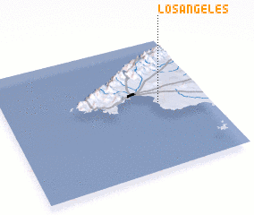 3d view of Los Ángeles