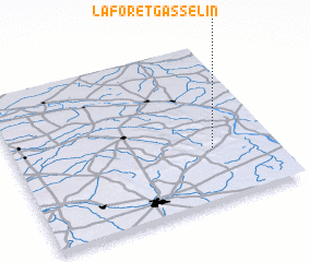 3d view of La Forêt Gasselin