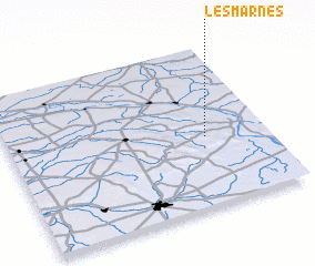 3d view of Les Marnes