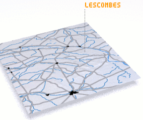 3d view of Les Combes