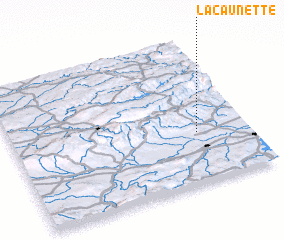 3d view of La Caunette